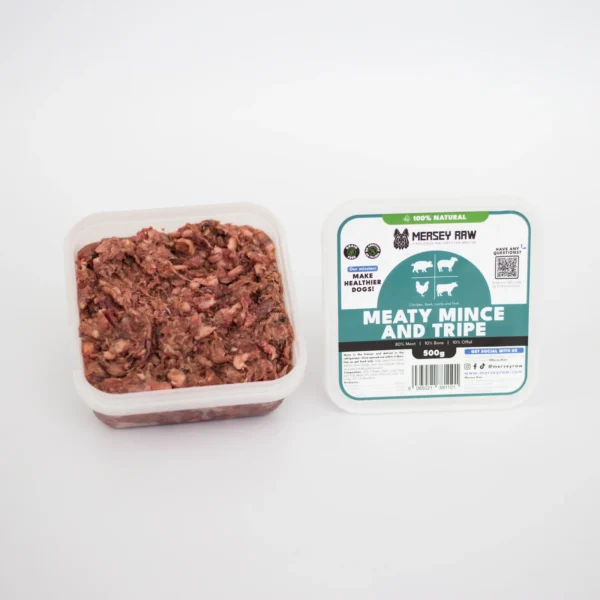 Mersey Raw Butcher's Choice Meaty Mince & Tripe Complete 500g