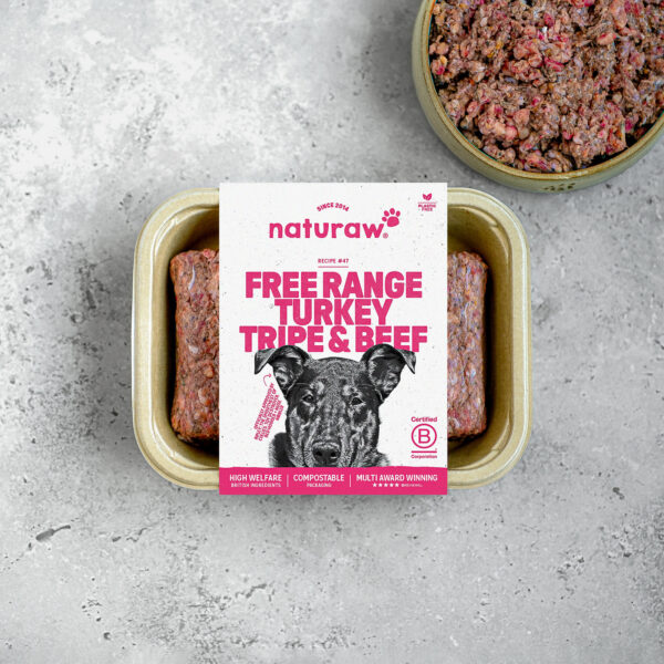 *NEW!* Naturaw Turkey, Tripe & Beef 500g