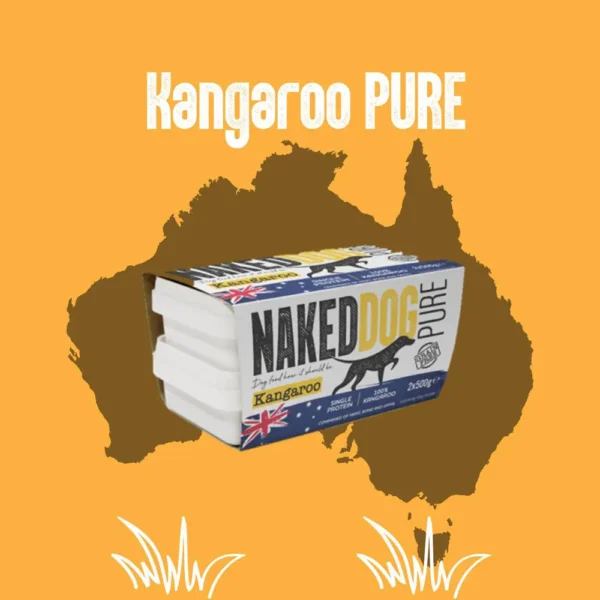 *NEW!* Naked Dog Pure - Offal Free Kangaroo 2x500g