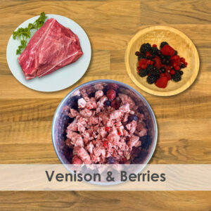 *NEW!* Finer By Nature Raw - Boneless Venison & Berries 1kg