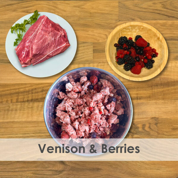 *NEW!* Finer By Nature Raw - Boneless Venison & Berries 1kg